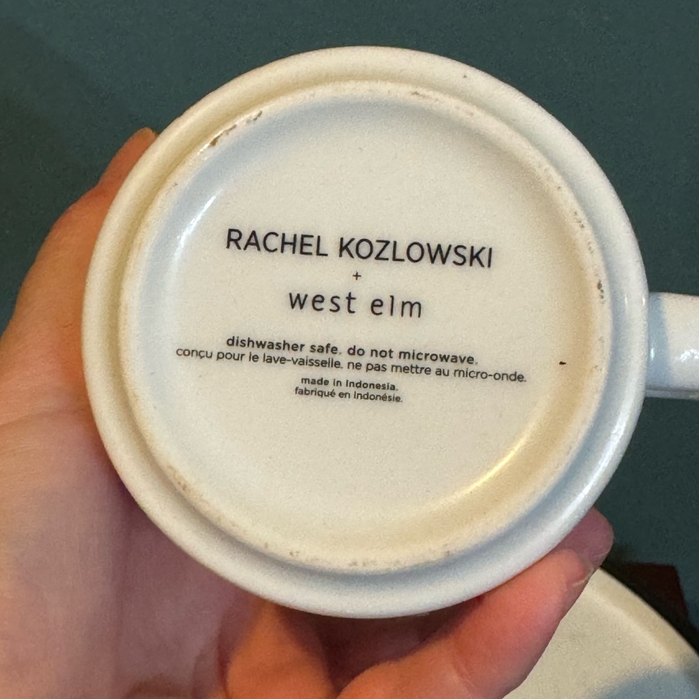 West Elm Rachel Koslowski Dapper Owl Mug with Top Hat - Picture 7 of 9